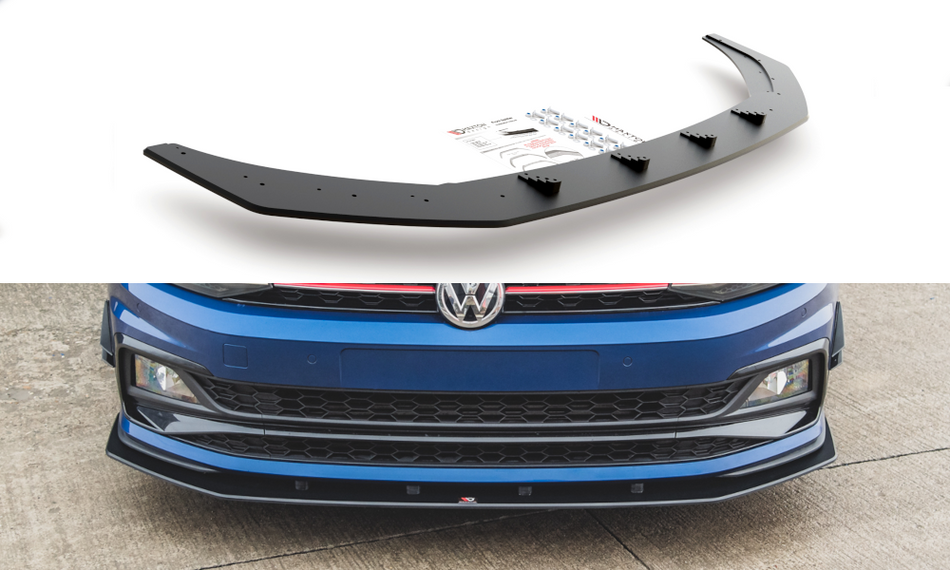 Becquet avant Racing Durability pour Volkswagen Polo GTI Mk6