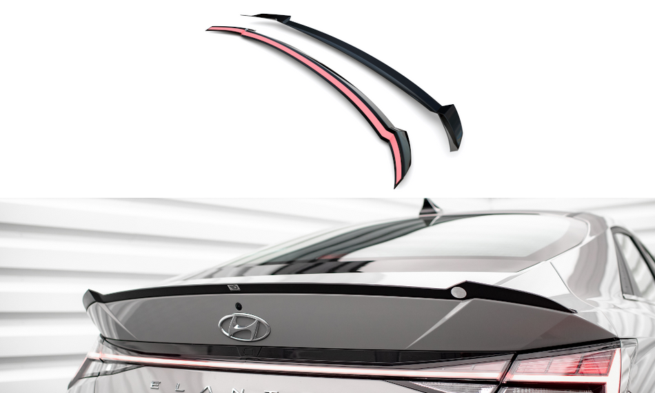 Unterer Heck Spoiler Hyundai Elantra Mk7