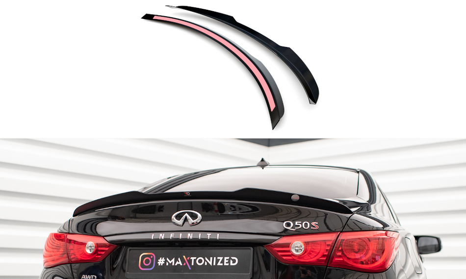 Unterer Heck Spoiler Infiniti Q50 S Mk1