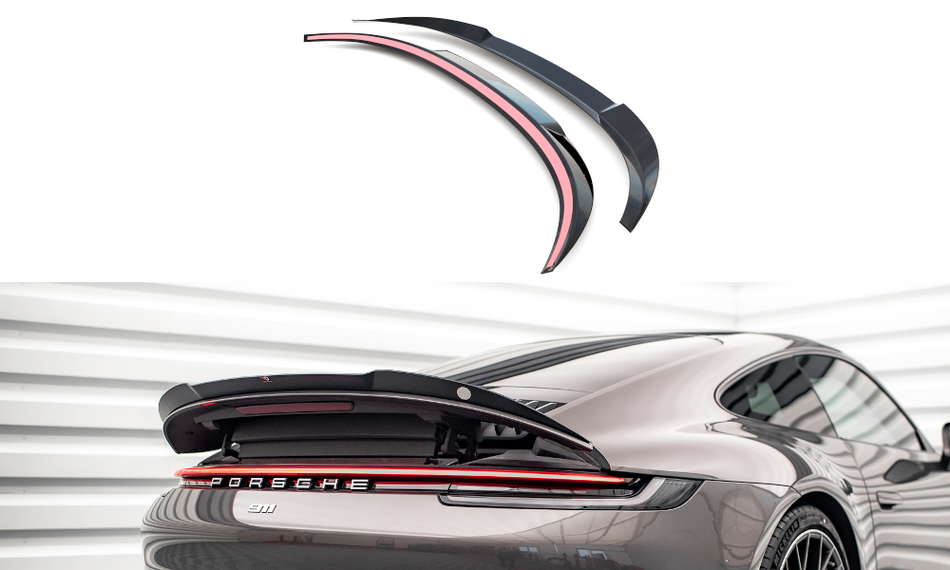 Unterer Heck Spoiler Porsche 911 Carrera 4S 992