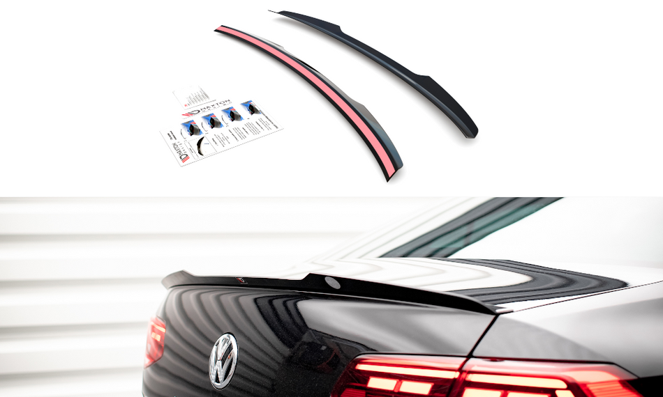 Unterer Heck Spoiler Volkswagen Passat Sedan B8 Facelift