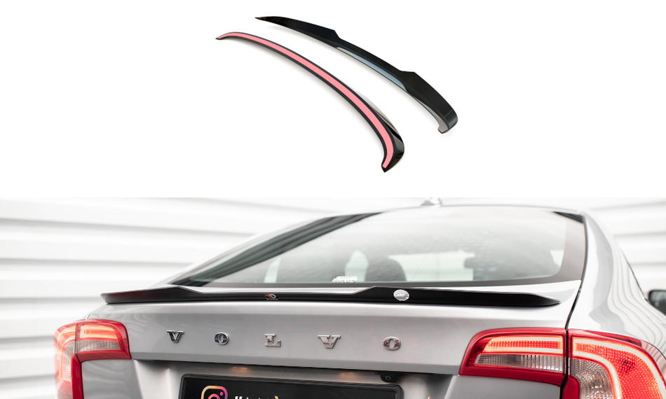 Unterer Heck Spoiler Volvo S60 R-Design Mk2