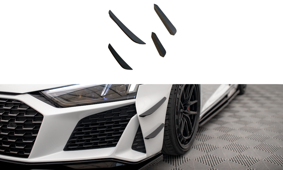 Stossstangen Flaps Wings vorne Canards Audi R8 Mk2 Facelift