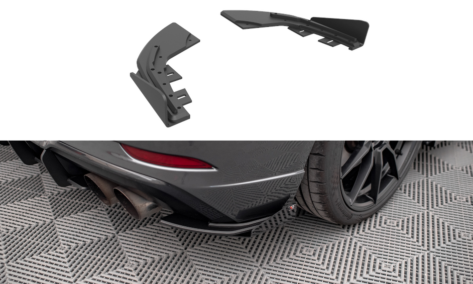 Street Pro Heckdiffusor Seite + Flaps Audi S3 Sportback 8V Facelift