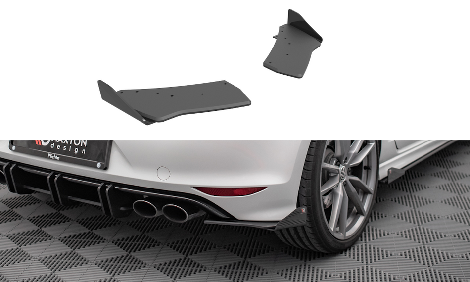 Street Pro Heckdiffusor Seite + Flaps Volkswagen Golf R Mk7