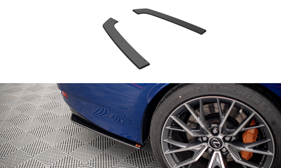 Street Pro Mittlerer Heckdiffusor Seite Lexus GS F Mk4 Facelift