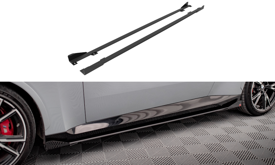 Street Pro Seitenschweller + Flaps BMW 2 Coupe M-Pack / M240i G42