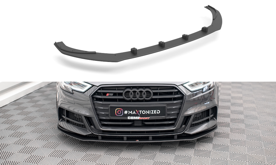 Spoiler anteriore Street Pro Audi S3 / A3 S-Line Sportback 8V Facelift