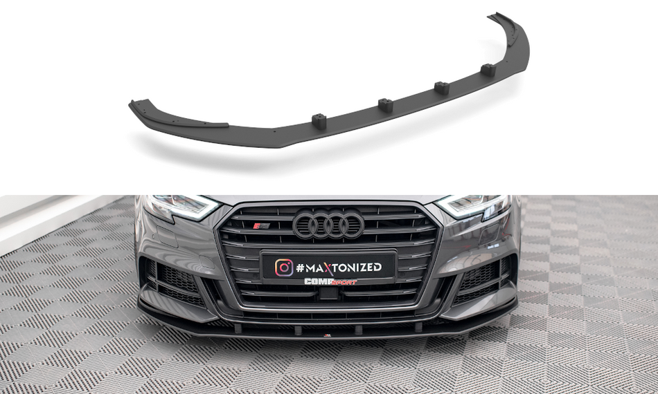 Street Pro Frontspoiler Lippe Audi S3 / A3 S-Line Sportback 8V Facelift