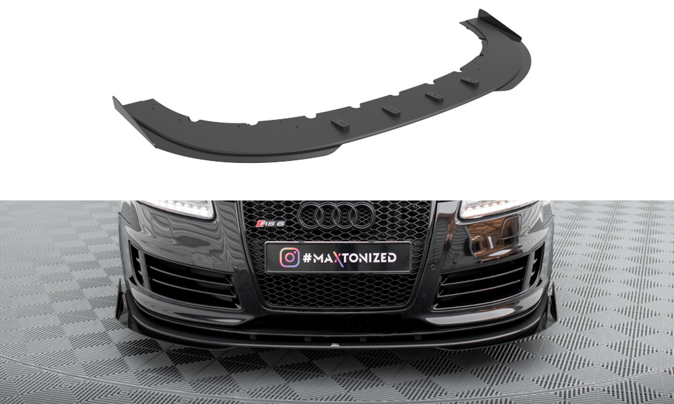 Street Pro Frontspoiler Lippe + Flaps Audi RS6 Avant C6