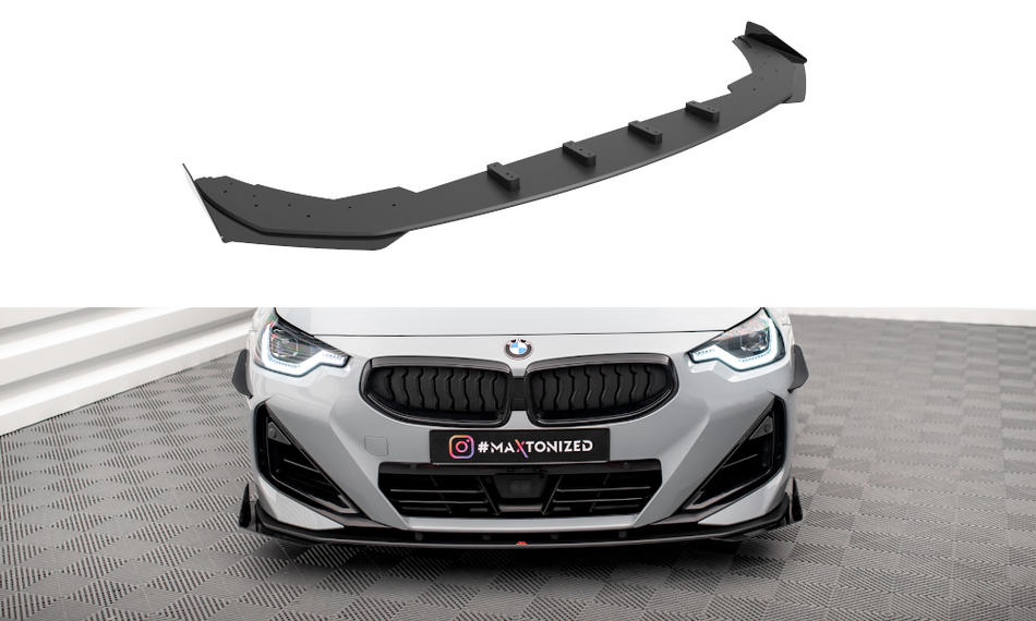 Street Pro Frontspoiler Lippe + Flaps BMW 2 Coupe M-Pack / M240i G42