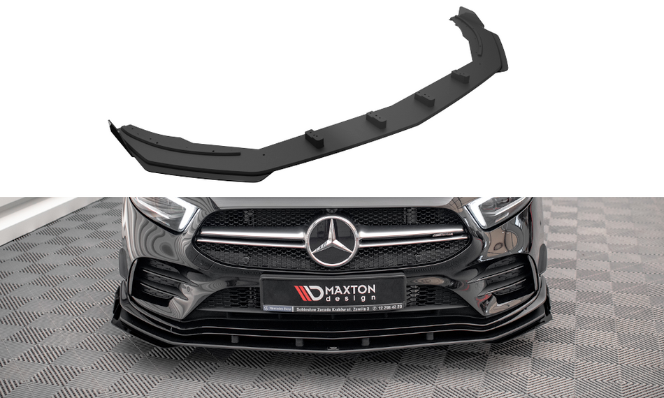 Becquet avant Street Pro + ailerons + volets Mercedes A35 AMG / AMG-Line Aero Pack W177