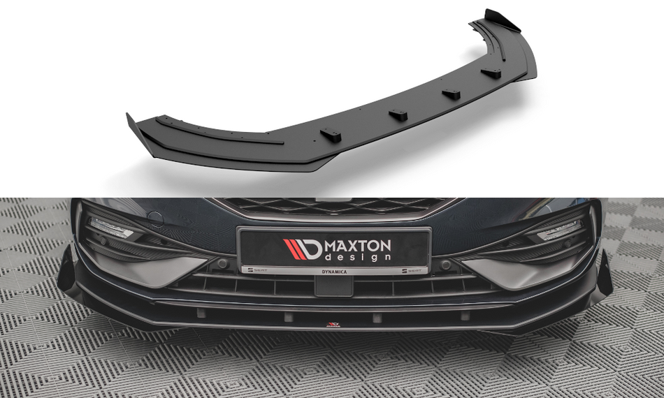 Becquet avant Street Pro + rabats pour Seat Leon FR Mk4