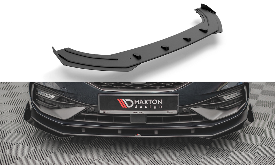 Street Pro Frontspoiler Lippe + Flaps Seat Leon FR Mk4