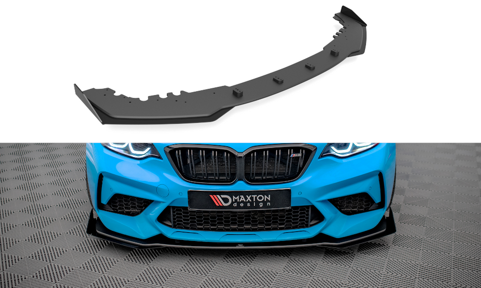Becquet avant Street Pro + Flaps V.1 + Flaps BMW M2 Competition F87