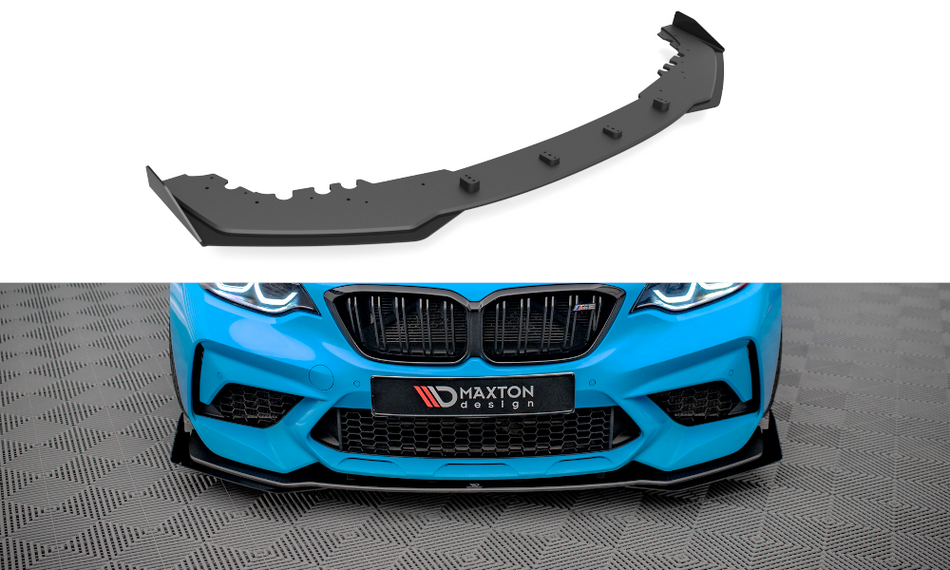 Street Pro Frontspoiler Lippe + Flaps V.1 + Flaps BMW M2 Competition F87