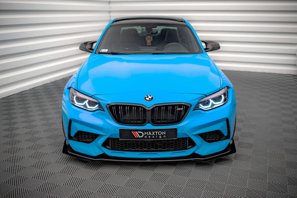 Street Pro Frontspoiler Lippe + Flaps V.1 + Flaps BMW M2 Competition F87