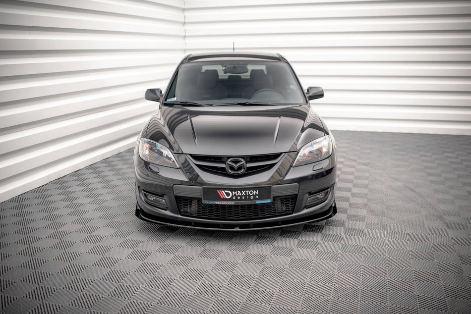 Street Pro Frontspoiler Lippe + Flaps V.1 + Flaps Mazda 3 MPS Mk1