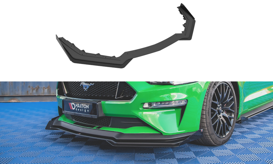Spoiler anteriore Street Pro V.1 + alette Ford Mustang GT Mk6 Facelift