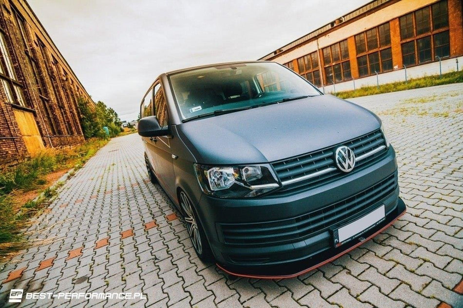 VOLKSWAGEN T6 Frontspoiler Lippe v.1