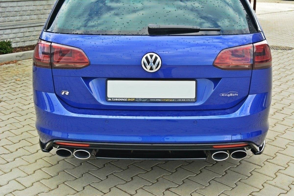 Mittlerer Heckdiffusor VW GOLF MK7 R VARIANT ( ohne einen vertikalen Balken)