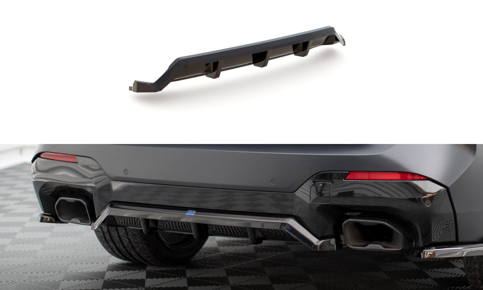 Diffusore posteriore centrale (con barra verticale) BMW X3 M-Pack G01 Facelift 
