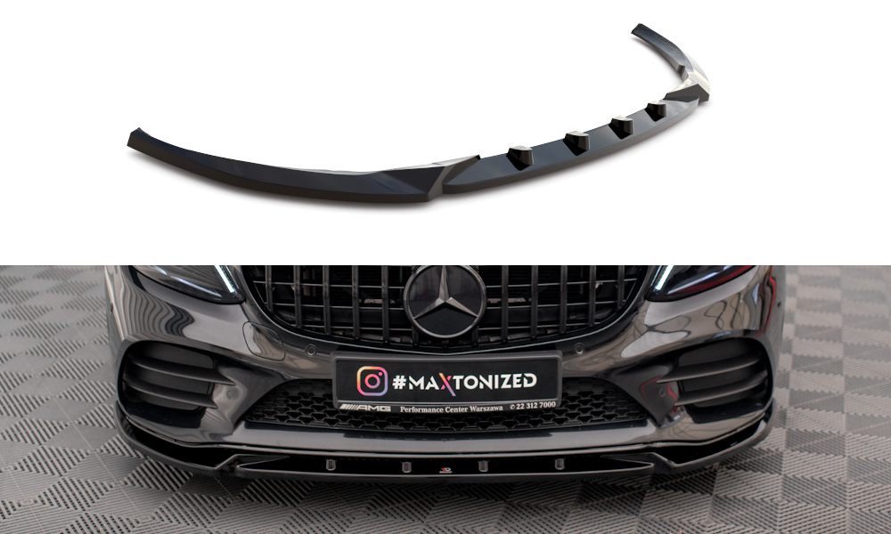 Frontspoiler Lippe V.2 Mercedes-Benz C AMG Line / C43 AMG Sedan / Coupe W205 / C205 Facelift