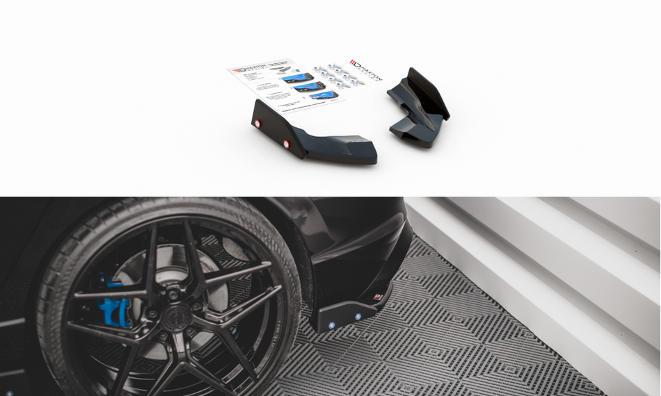 Heckdiffusor Seite V.2 + Flaps Volkswagen Golf R Mk8