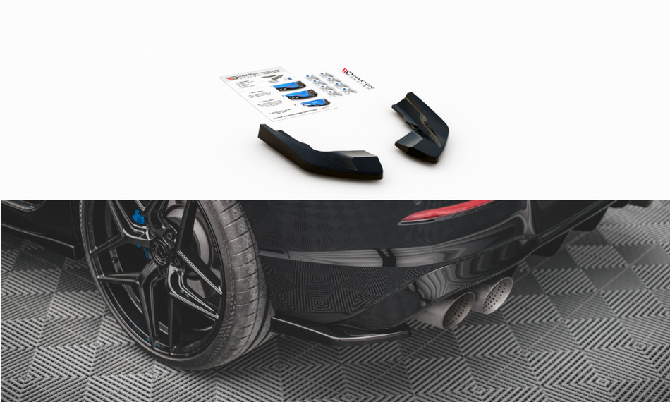 Heckdiffusor Seite V.2 Volkswagen Golf R Mk8