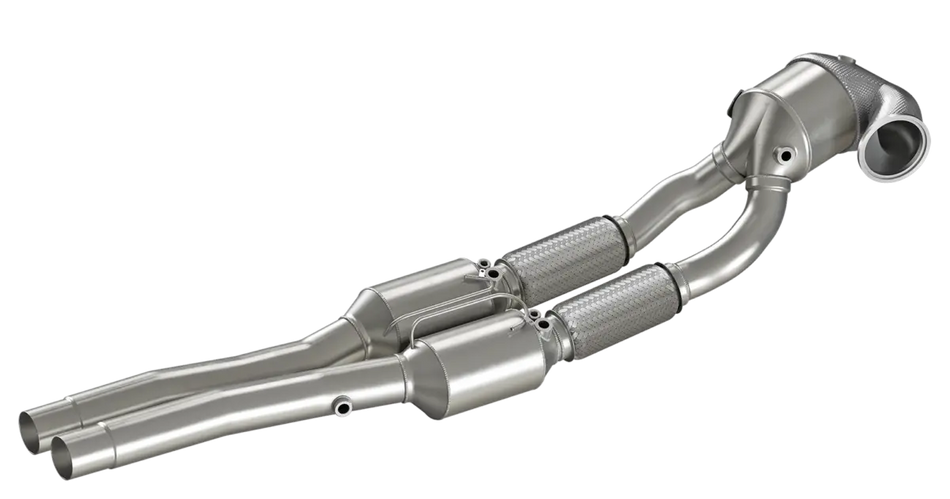 Grail Sportauspuff Anlage HJS ECE Downpipe für Audi RS3/RSQ3/TTRS, Formentor VZ5 OPF