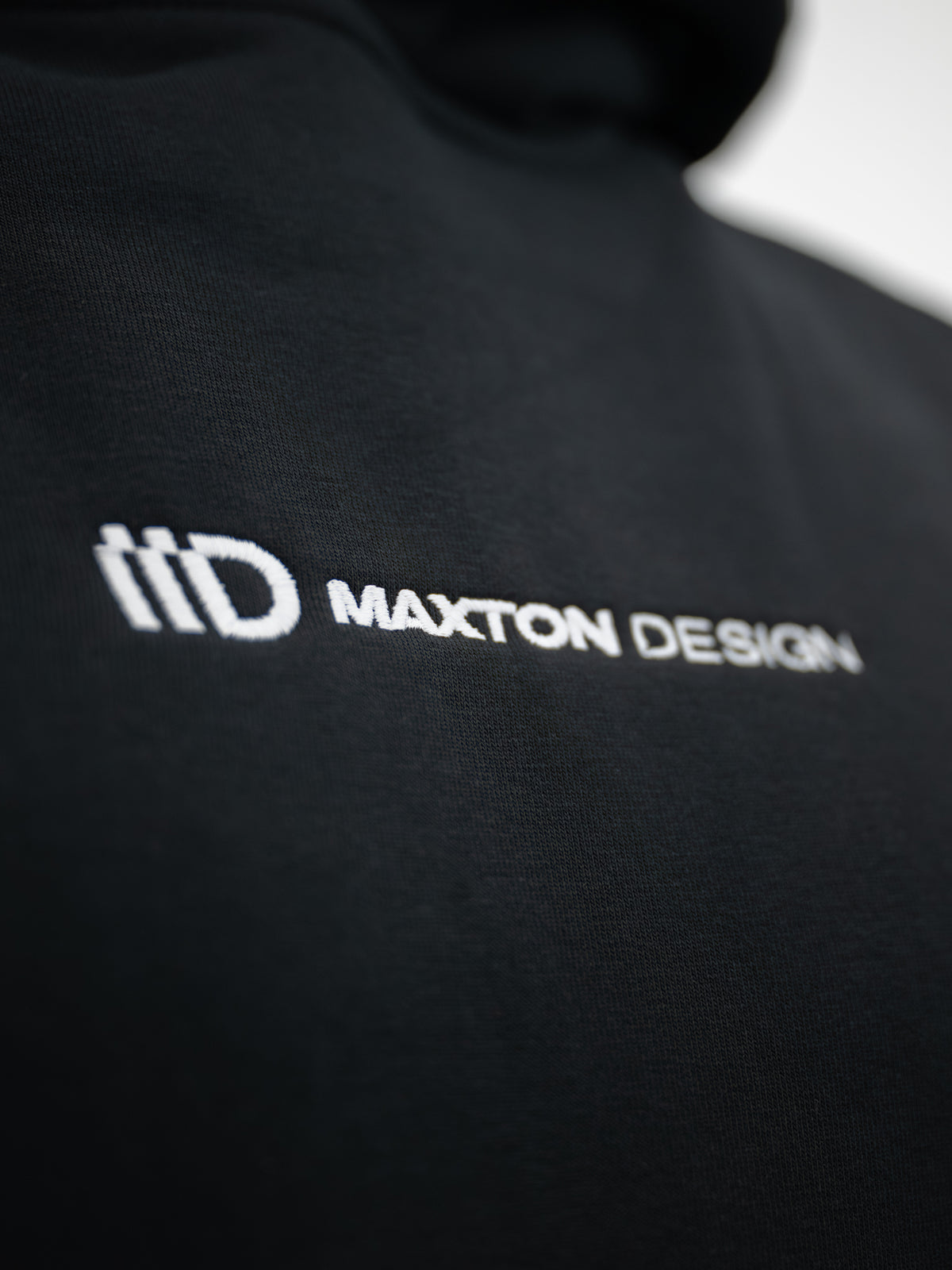 Black Hoodie Maxton Design