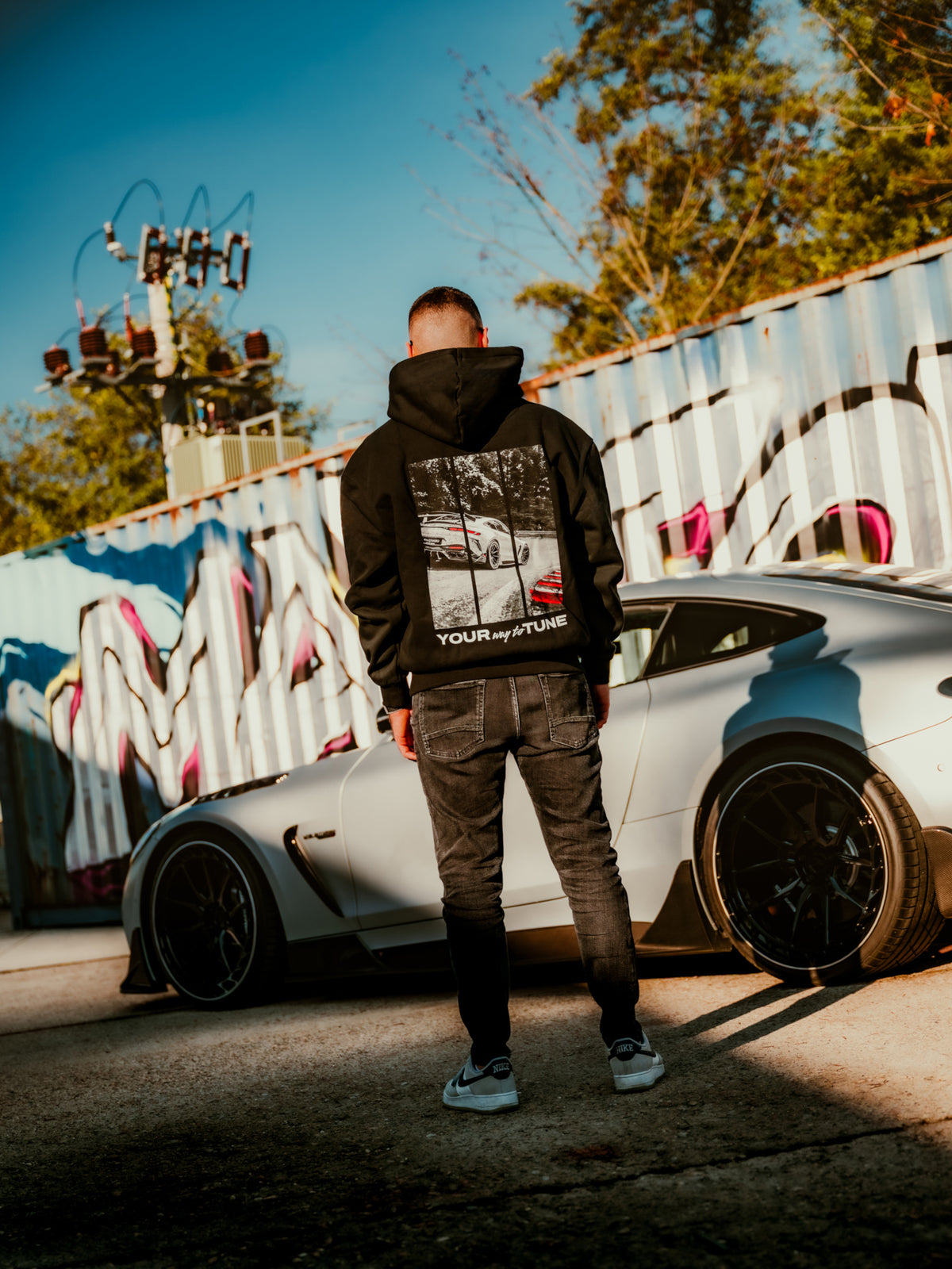 Black Hoodie Maxton Design