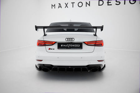 Carbon Heckspoiler With External Brackets Uprights Audi A3 / A3 S-Line / S3 / RS3 Sedan 8V / 8V Facelift