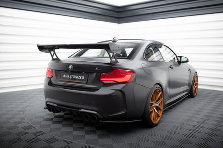 Carbon Heckspoiler With External Brackets Uprights BMW M2 F87 / 2 / 2 M-PACK F22