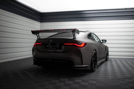 Carbon Heckspoiler BMW M4 G82 mit LED und Aluminium Halterungen