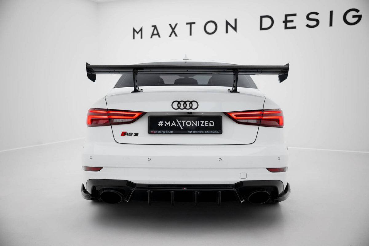 Carbon Heckspoiler With Internal Brackets Uprights Audi A3 / A3 S-Line / S3 / RS3 Sedan 8V / 8V Facelift