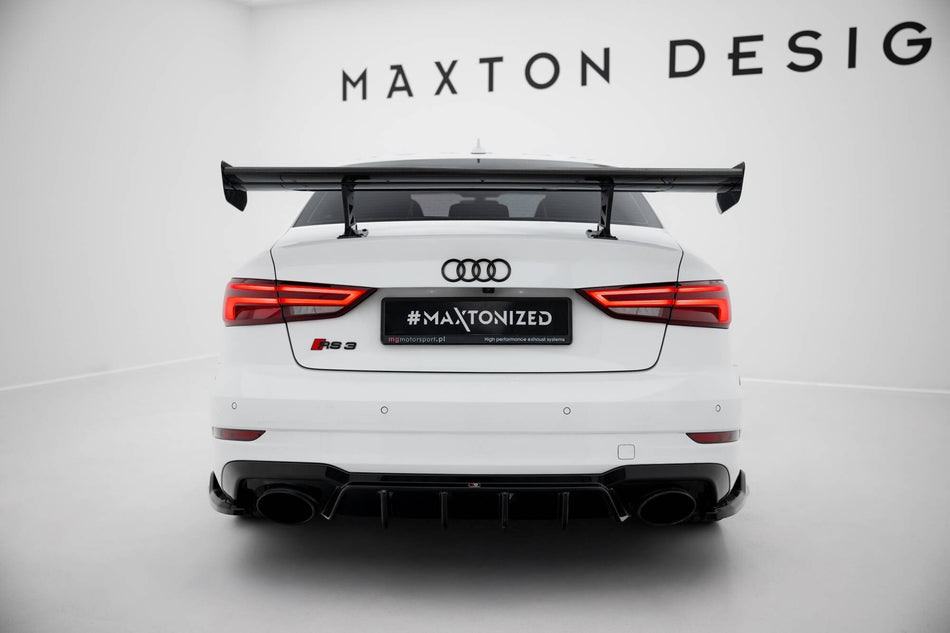 Carbon Heckspoiler With Internal Brackets Uprights Audi A3 / A3 S-Line / S3 / RS3 Sedan 8V / 8V Facelift