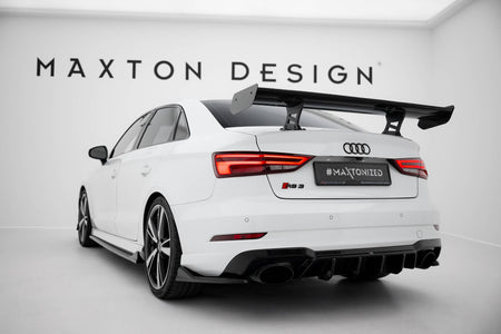 Carbon Heckspoiler With Internal Brackets Uprights Audi A3 / A3 S-Line / S3 / RS3 Sedan 8V / 8V Facelift