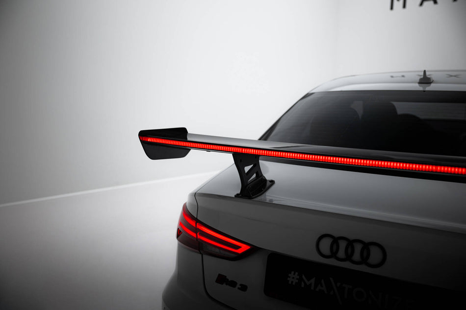 Carbon Heckspoiler With Internal Brackets Uprights + LED Audi A3 / A3 S-Line / S3 / RS3 Sedan 8V / 8V Facelift