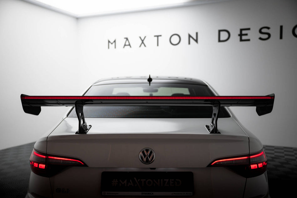 Carbon Heckspoiler With Internal Brackets Uprights + LED Volkswagen Jetta GLI MK7