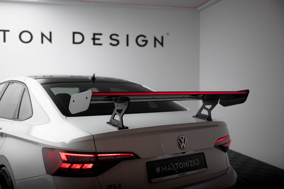 Carbon Heckspoiler With Internal Brackets Uprights + LED Volkswagen Jetta GLI MK7