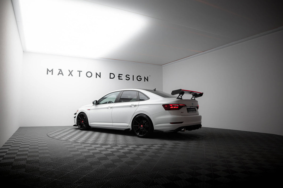 Carbon Heckspoiler With Internal Brackets Uprights + LED Volkswagen Jetta GLI MK7