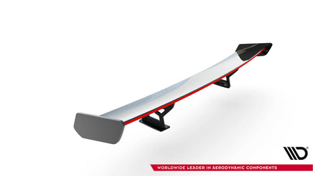 Carbon Heckspoiler With Internal Brackets Uprights + LED Volkswagen Jetta GLI MK7