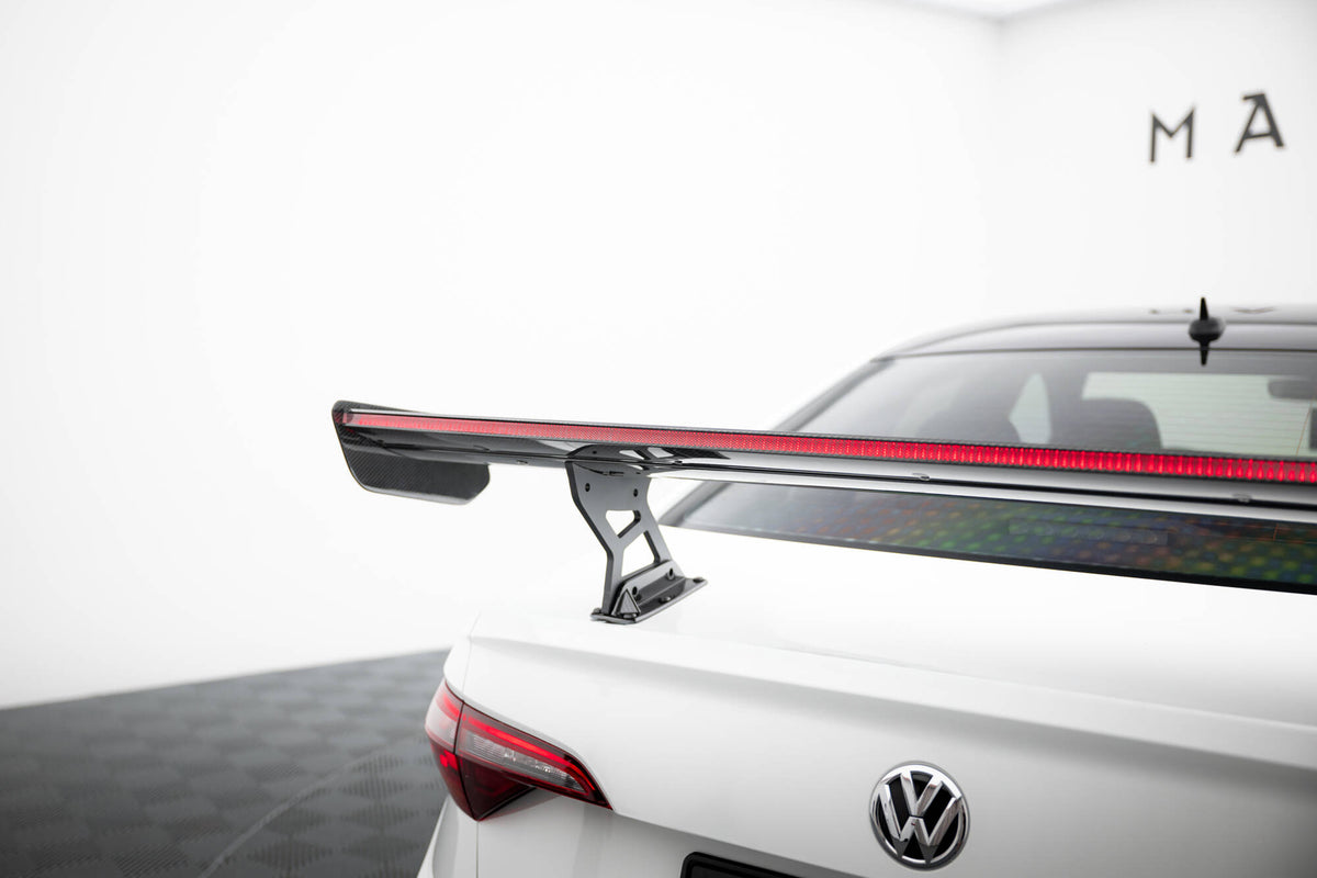 Carbon Heckspoiler With Internal Brackets Uprights + LED Volkswagen Jetta GLI MK7