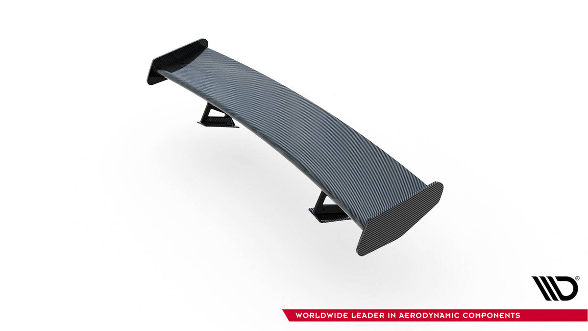 Carbon Heckspoiler With Internal Brackets Uprights V.1 + LED Porsche 718 Cayman 982C