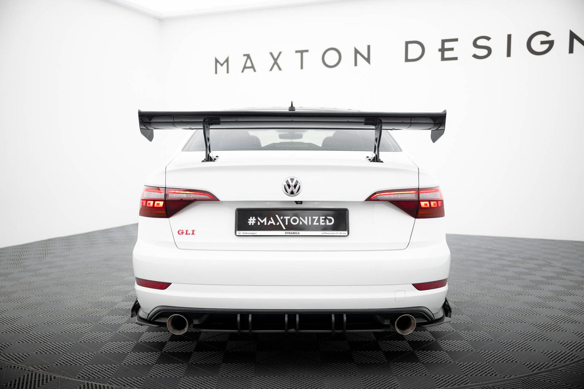 Carbon Heckspoiler With Internal Brackets Uprights Volkswagen Jetta GLI MK7