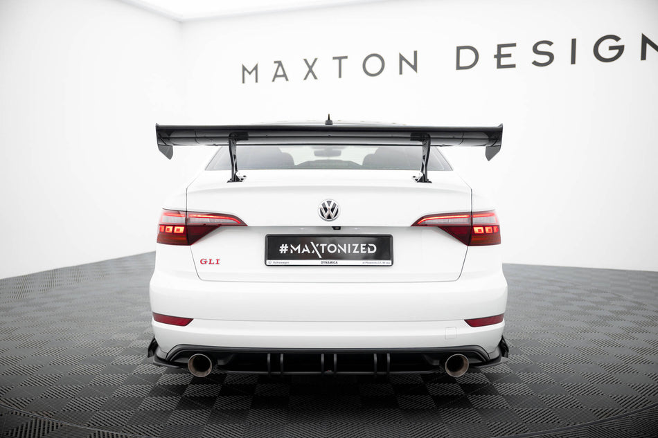 Carbon Heckspoiler With Internal Brackets Uprights Volkswagen Jetta GLI MK7