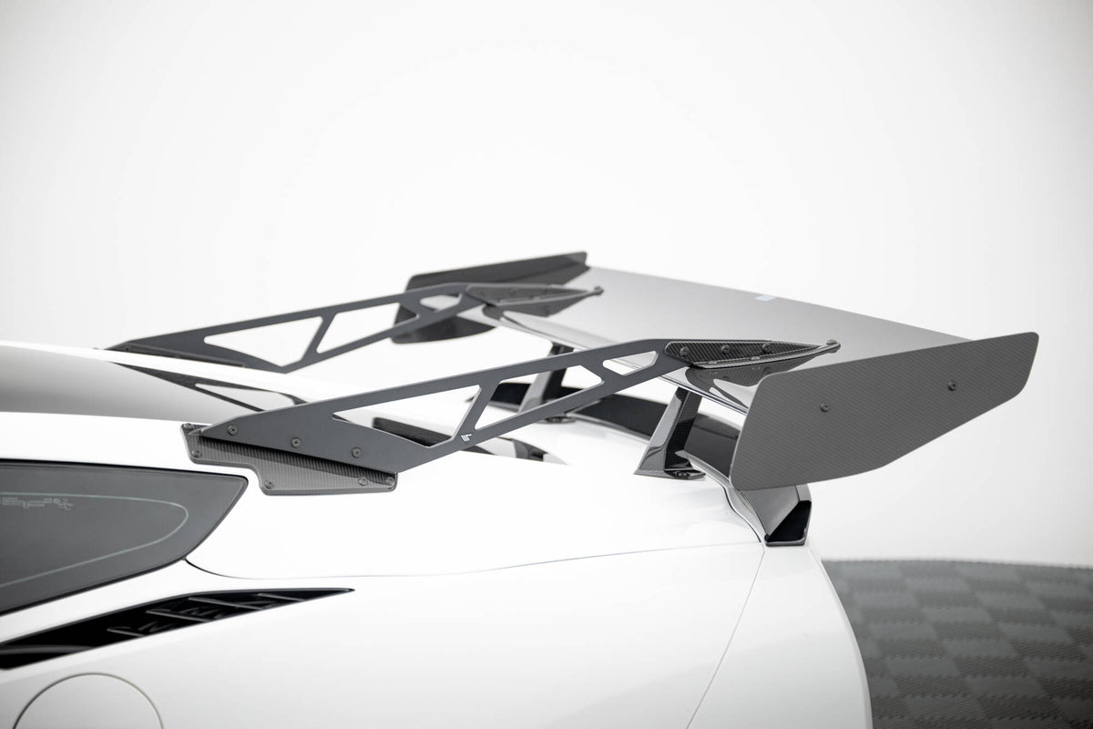 Carbon Heckspoiler With Upper Swan Mounting + LED Chevrolet Corvette Stingray / Grand Sport C7