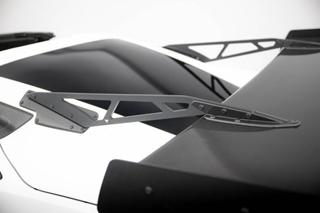 Carbon Heckspoiler With Upper Swan Mounting + LED Chevrolet Corvette Stingray / Grand Sport C7