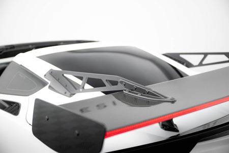 Carbon Heckspoiler With Upper Swan Mounting + LED Chevrolet Corvette Stingray / Grand Sport C7